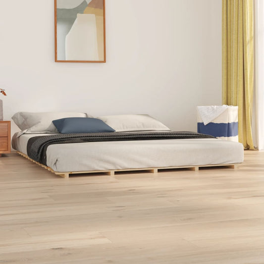 "Stijlvol bedframe van massief grenenhout - 160x200 cm - voor een goede nachtrust"