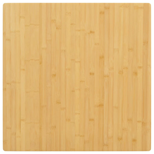 Tafelblad 80x80x4 cm bamboe van Trendy
