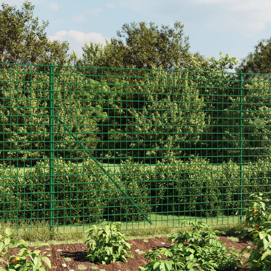 Draadgaashek met grondankers 2x25 m groen