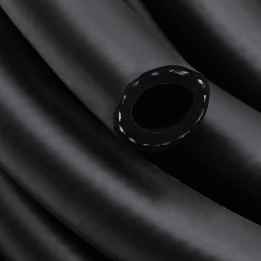Luchtslang hybride 0,6'' 5 m rubber en PVC zwart