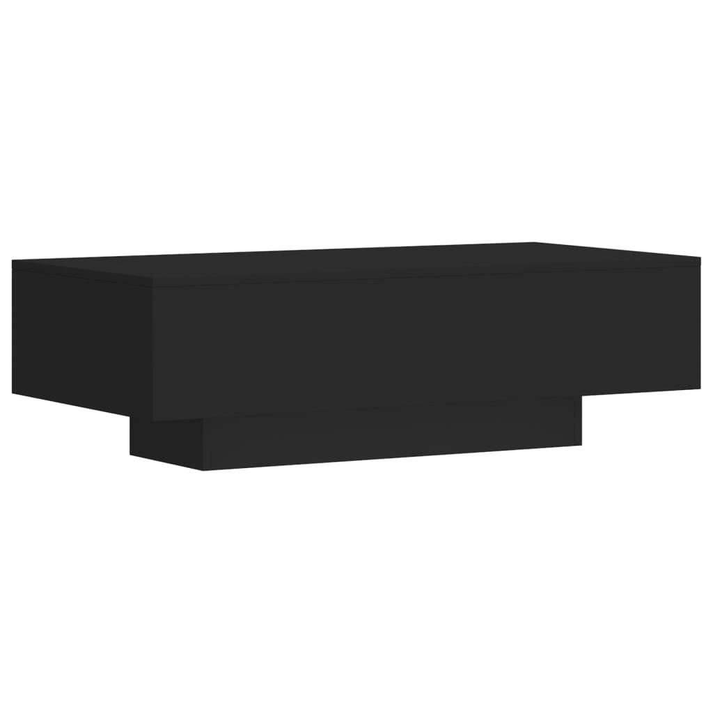 Trendy Salontafel 100x49,5x31 cm bewerkt hout zwart
