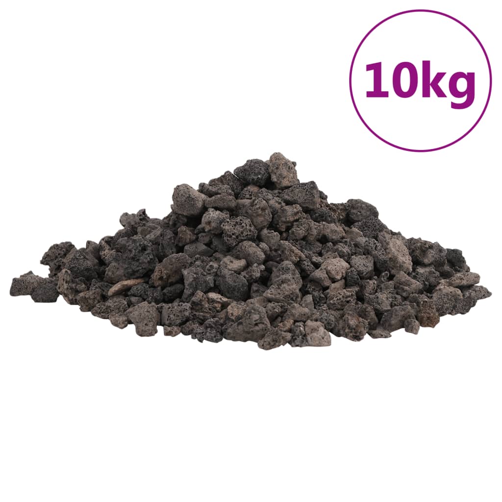 Lavastenen 10 kg 1-2 cm zwart
