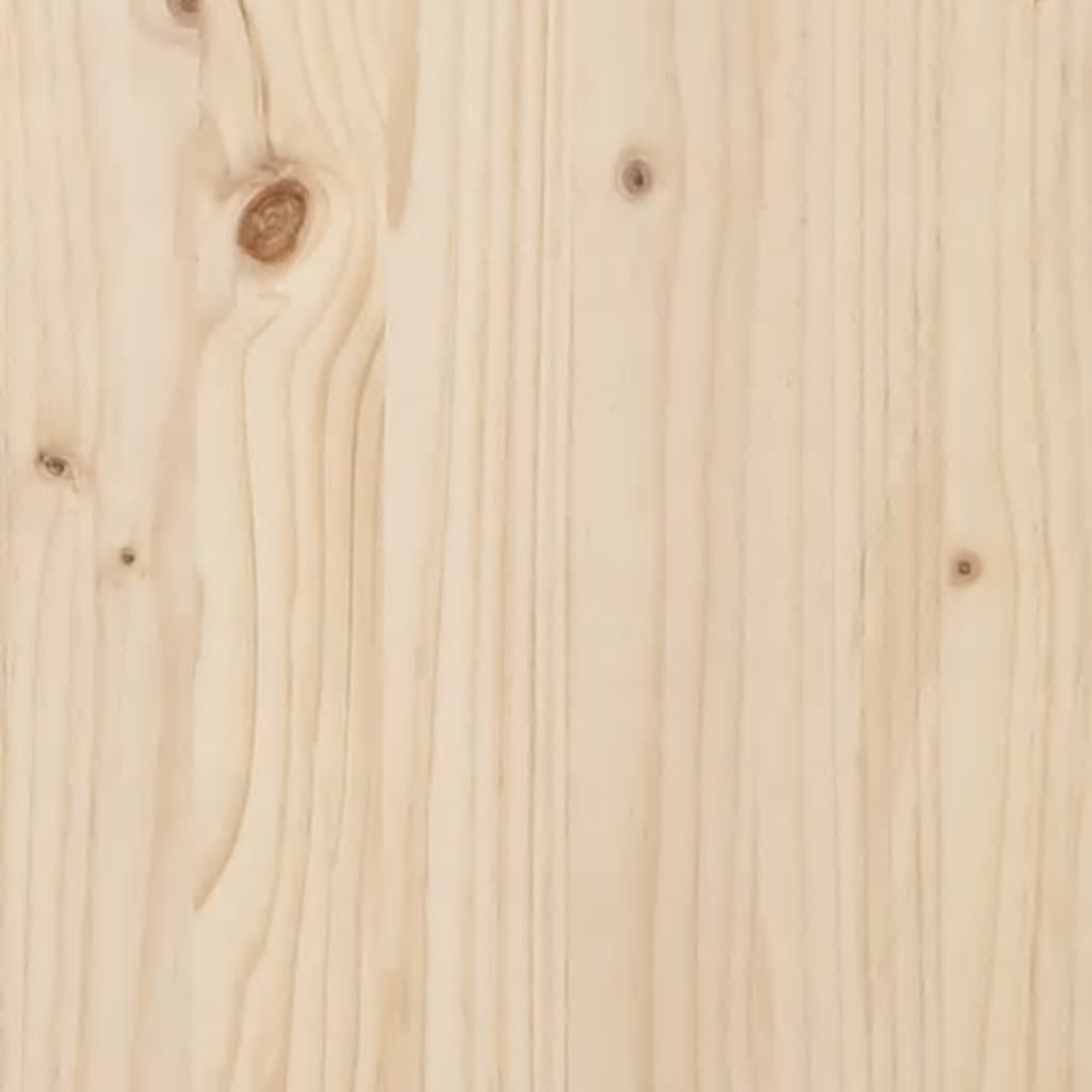 Kinderbedframe 2x(70x140) cm massief grenenhout