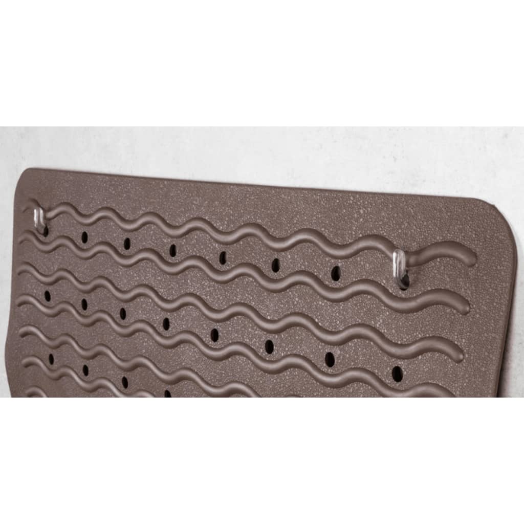 RIDDER Badmat anti-slip Playa 80x38 cm zwart 68310 Badmatten | Creëer jouw Trendy Thuis | Gratis bezorgd & Retour | Trendy.nl