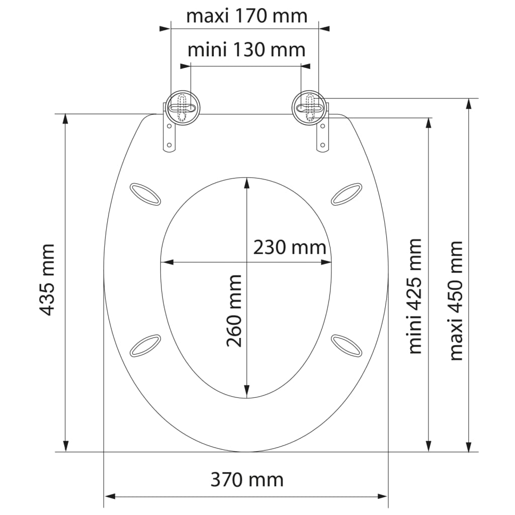 SCHÜTTE Toiletbril BALANCE MDF Wc-brillen & bidetzittingen | Creëer jouw Trendy Thuis | Gratis bezorgd & Retour | Trendy.nl