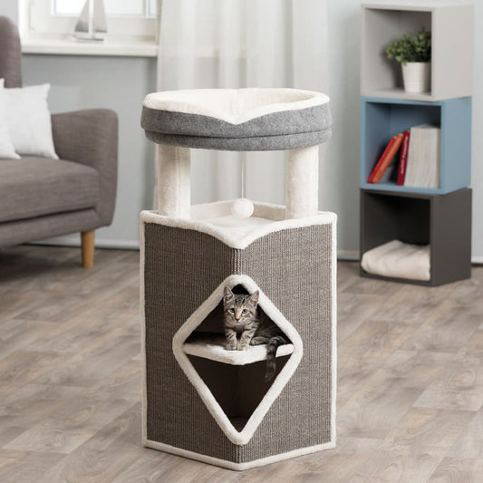 TRIXIE Kattentoren Arma grijsblauw en wit Kattenmeubels | Creëer jouw Trendy Thuis | Gratis bezorgd & Retour | Trendy.nl