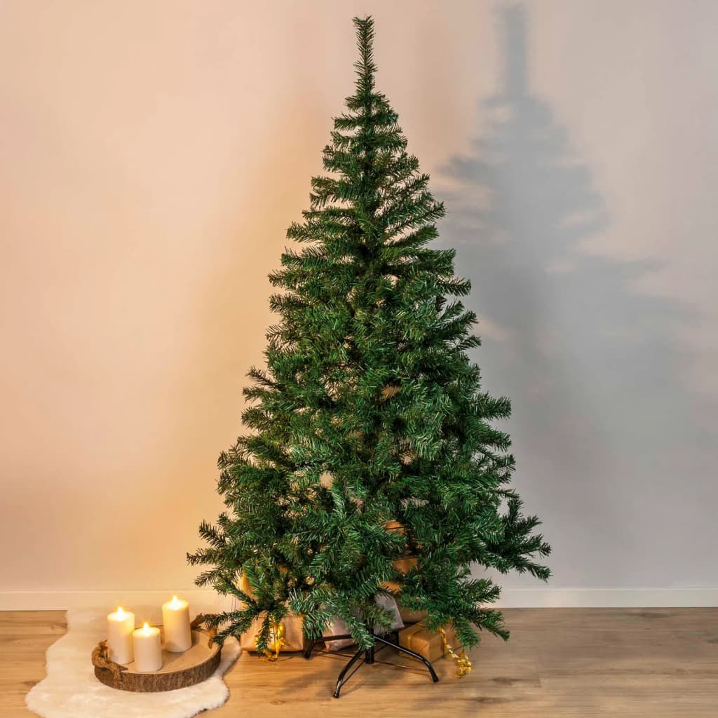 HI Kerstboom met metalen standaard 180 cm groen Kerstbomen | Creëer jouw Trendy Thuis | Gratis bezorgd & Retour | Trendy.nl