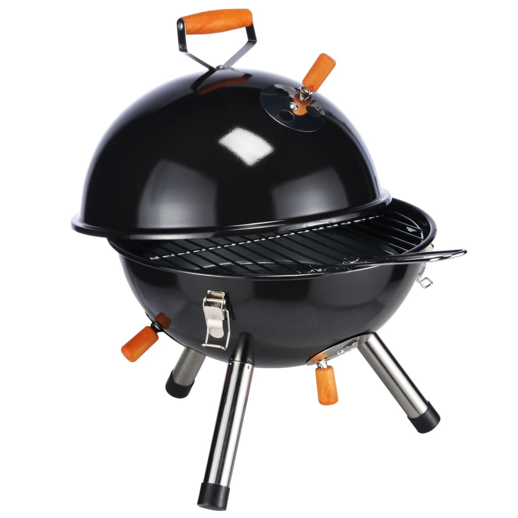 Trendy Houtskoolkogelbarbecue mini zwart Barbecues | Creëer jouw Trendy Thuis | Gratis bezorgd & Retour | Trendy.nl