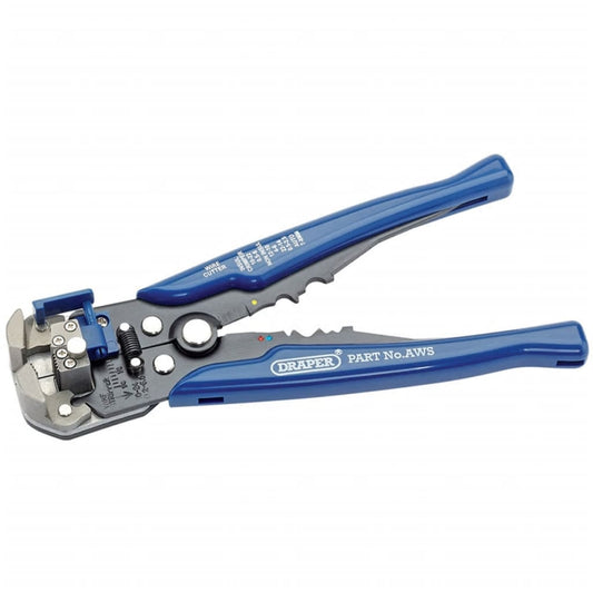 Draper Tools Automatische draadstripper/krimptang blauw 35385