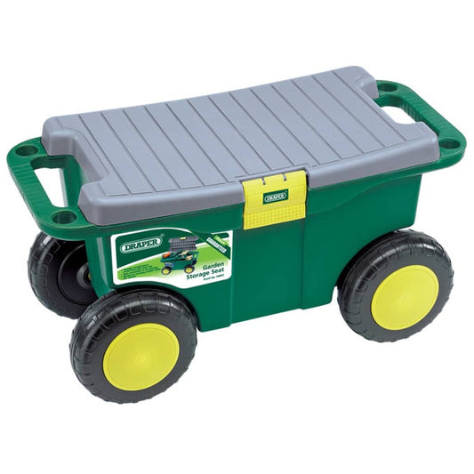 Draper Tools Tuingereedschapswagen en kruk groen 56x27,2x30,4 cm 60852 Tuinscooters, stoeltjes & knielmatjes | Creëer jouw Trendy Thuis | Gratis bezorgd & Retour | Trendy.nl