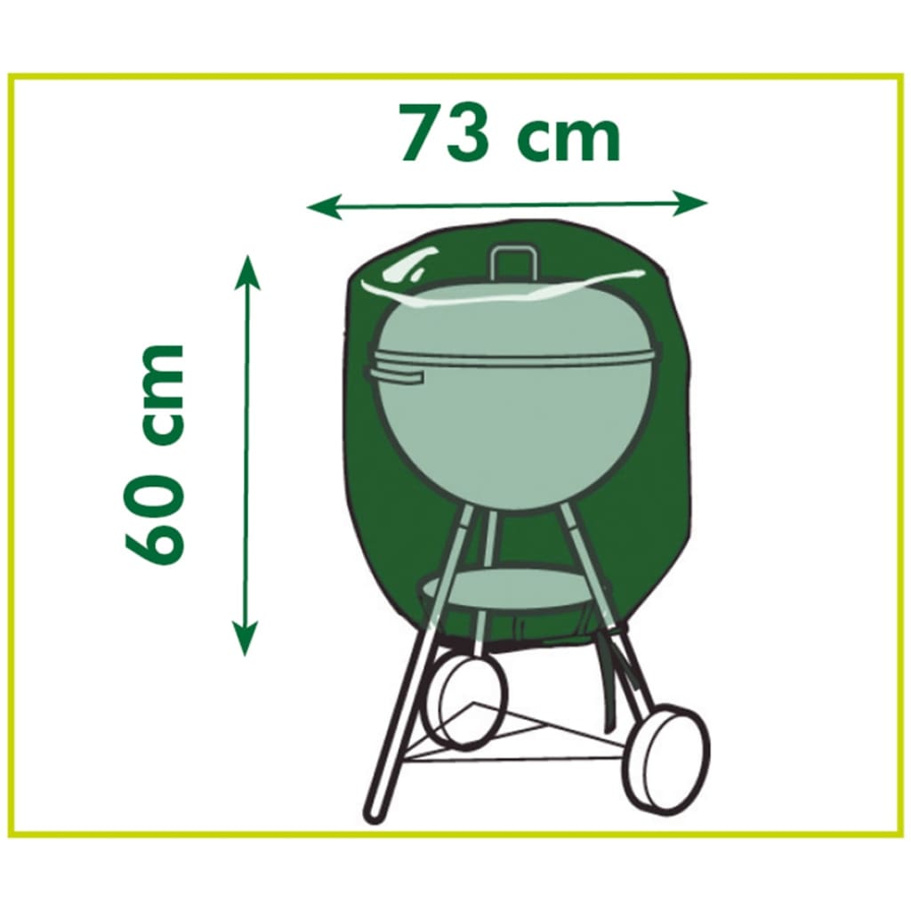 Nature Beschermhoes voor houtskoolbarbecues 73x73x60 cm