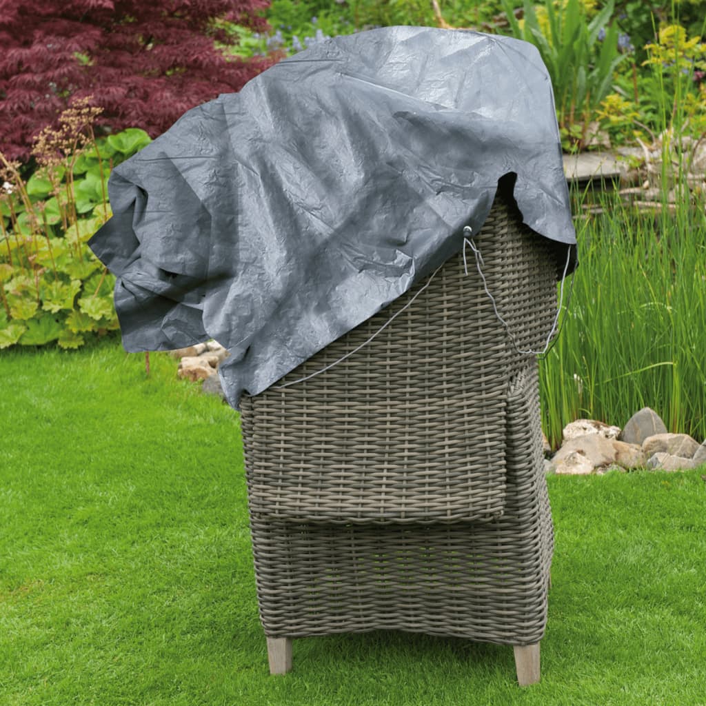 Nature Tuinmeubelhoes voor twee stapelstoelen 140x75x70 cm