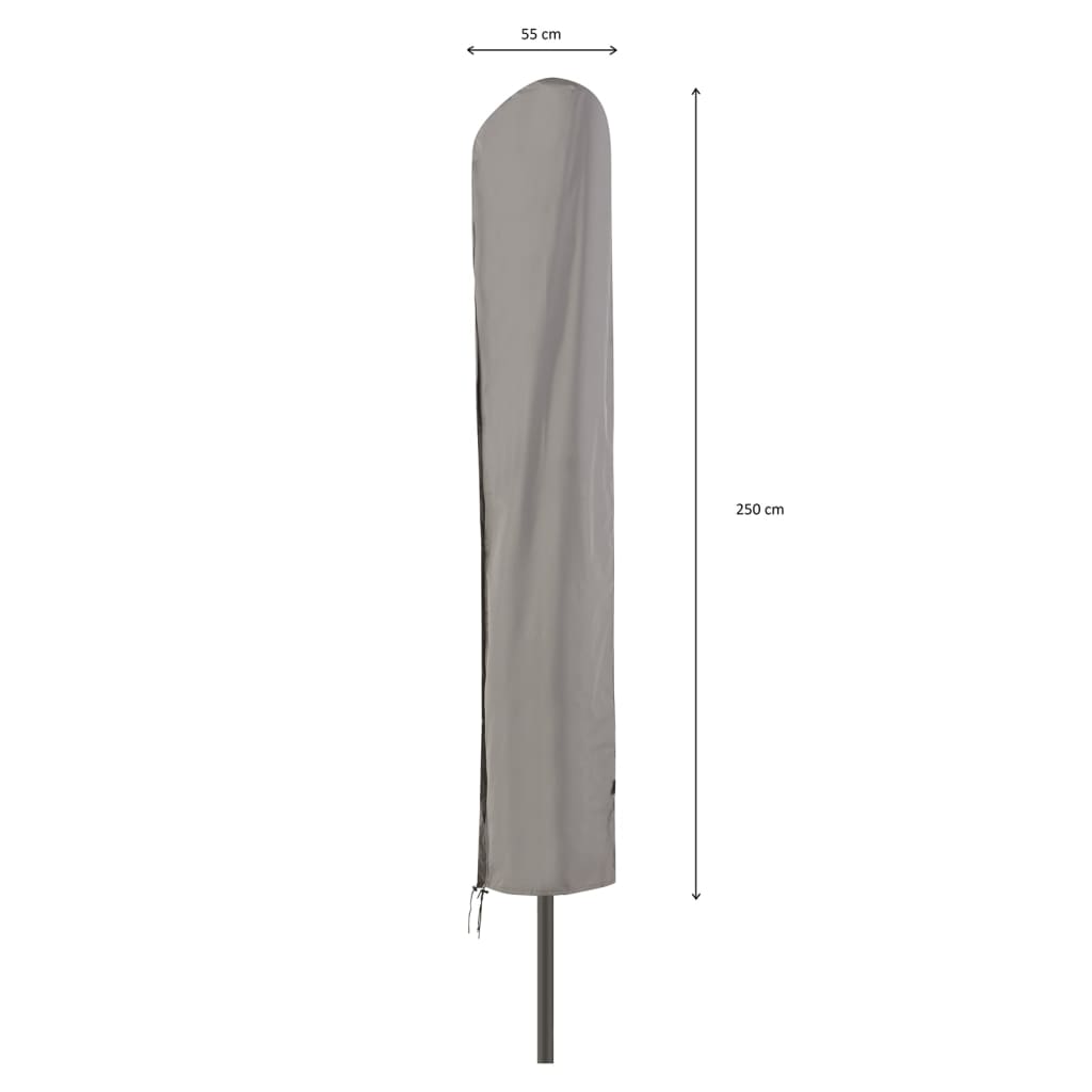 Madison Hoes voor staande parasol 55x250 cm grijs Parasolhoezen | Creëer jouw Trendy Thuis | Gratis bezorgd & Retour | Trendy.nl