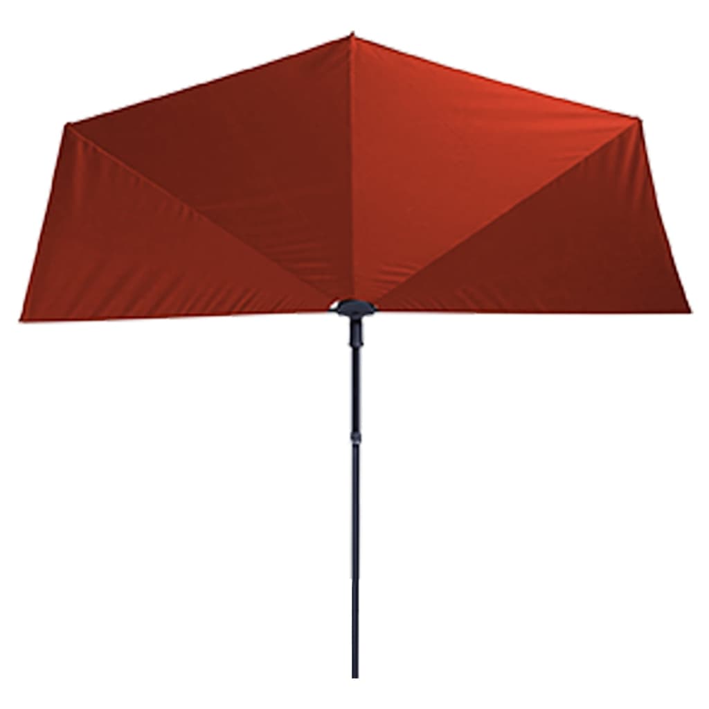 Madison Balkonparasol Sun Wave 270x150 cm steenrood Parasols en zonneschermen | Creëer jouw Trendy Thuis | Gratis bezorgd & Retour | Trendy.nl