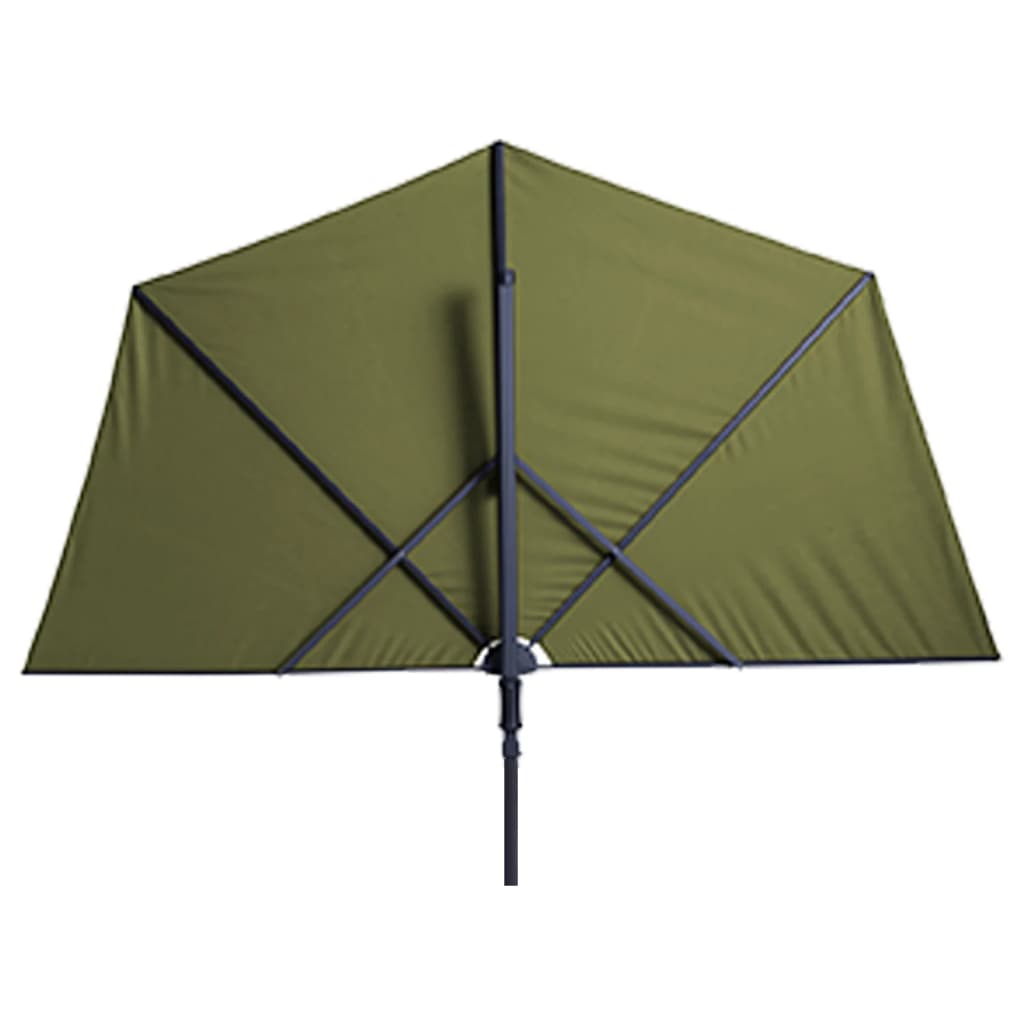 Madison Balkonparasol Sun Wave 270x150 cm saliegroen Parasols en zonneschermen | Creëer jouw Trendy Thuis | Gratis bezorgd & Retour | Trendy.nl