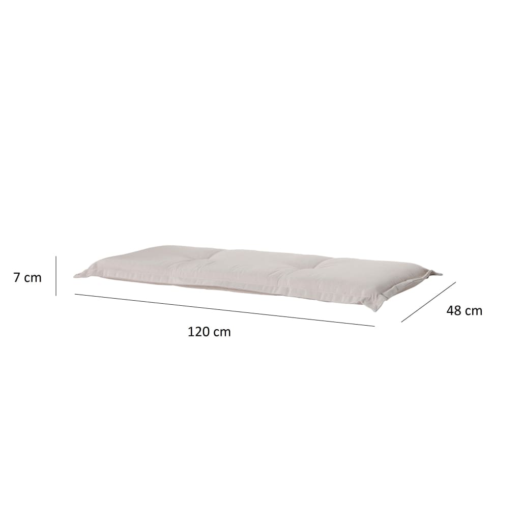 Madison Bankkussen Panama 120x48 cm lichtbeige