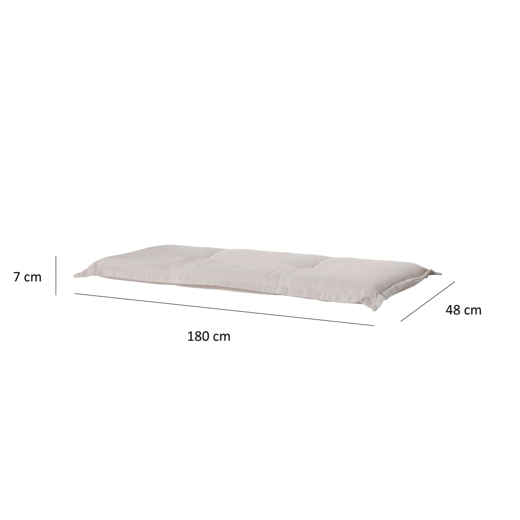 Madison Bankkussen Panama 180x48 cm lichtbeige