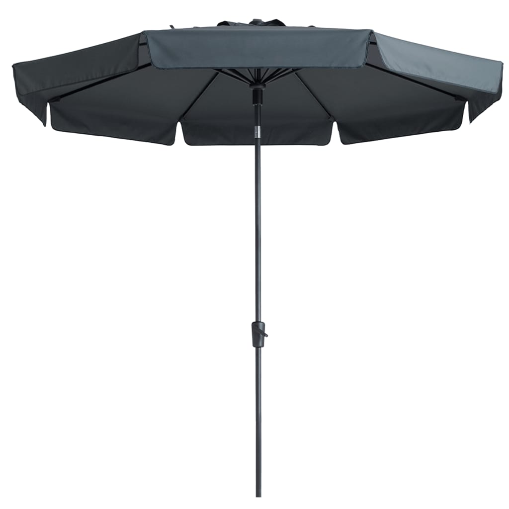 Madison Parasol Flores Luxe rond 300 cm grijs Parasols en zonneschermen | Creëer jouw Trendy Thuis | Gratis bezorgd & Retour | Trendy.nl