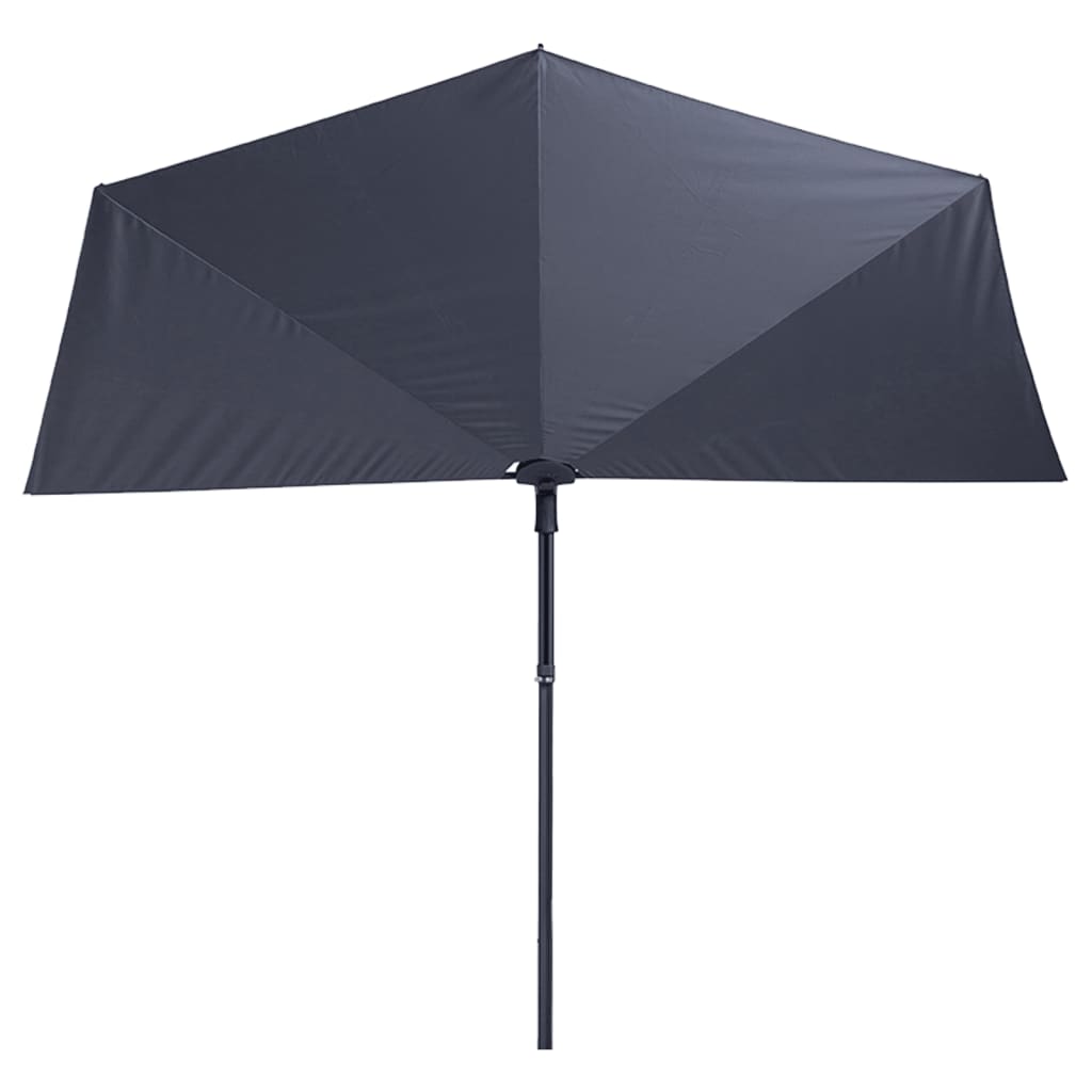 Madison Balkonparasol Sun Wave 270x150 cm grijs PAC3P014 Parasols en zonneschermen | Creëer jouw Trendy Thuis | Gratis bezorgd & Retour | Trendy.nl