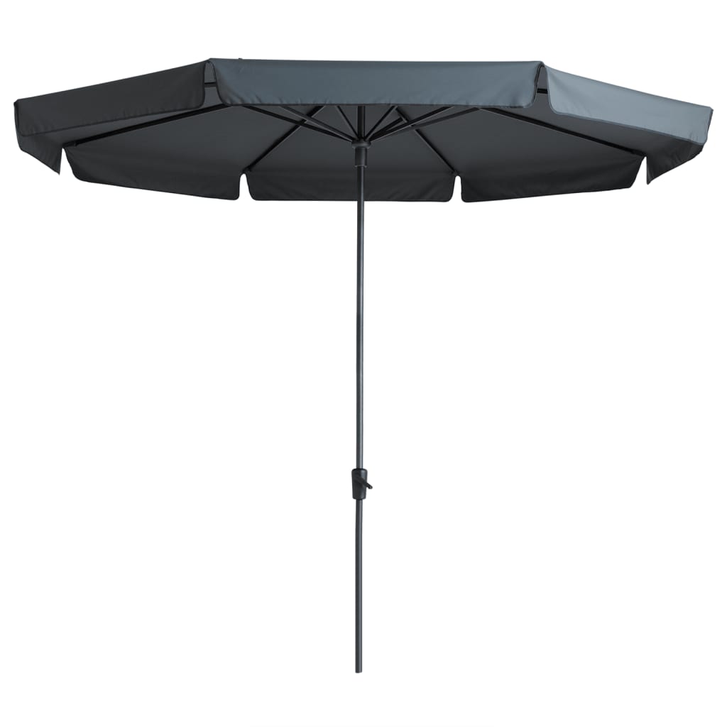 Madison Parasol Syros Luxe rond 350 cm grijs Parasols en zonneschermen | Creëer jouw Trendy Thuis | Gratis bezorgd & Retour | Trendy.nl