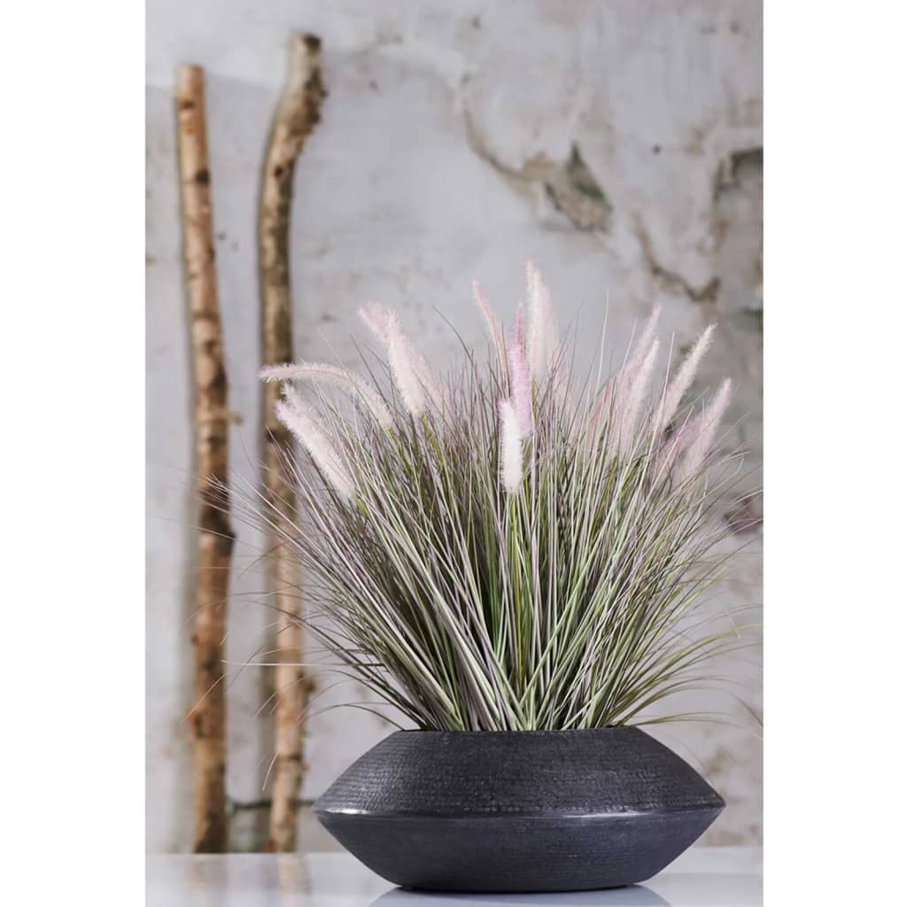 Emerald Kunstplant in zinken pot lampenpoetsergras 58 cm Kunstplanten | Creëer jouw Trendy Thuis | Gratis bezorgd & Retour | Trendy.nl