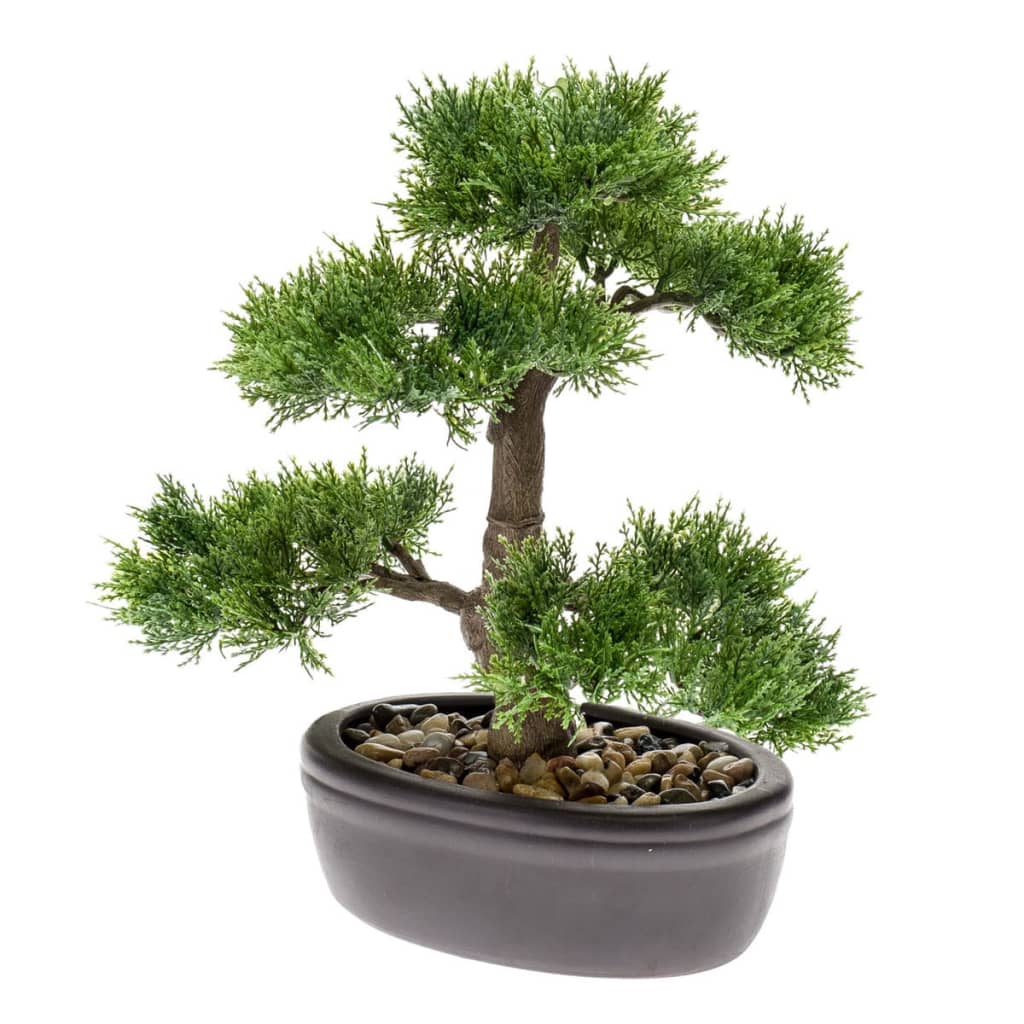 Emerald Kunstplant ceder bonsai groen 32 cm 420001 Kunstplanten | Creëer jouw Trendy Thuis | Gratis bezorgd & Retour | Trendy.nl