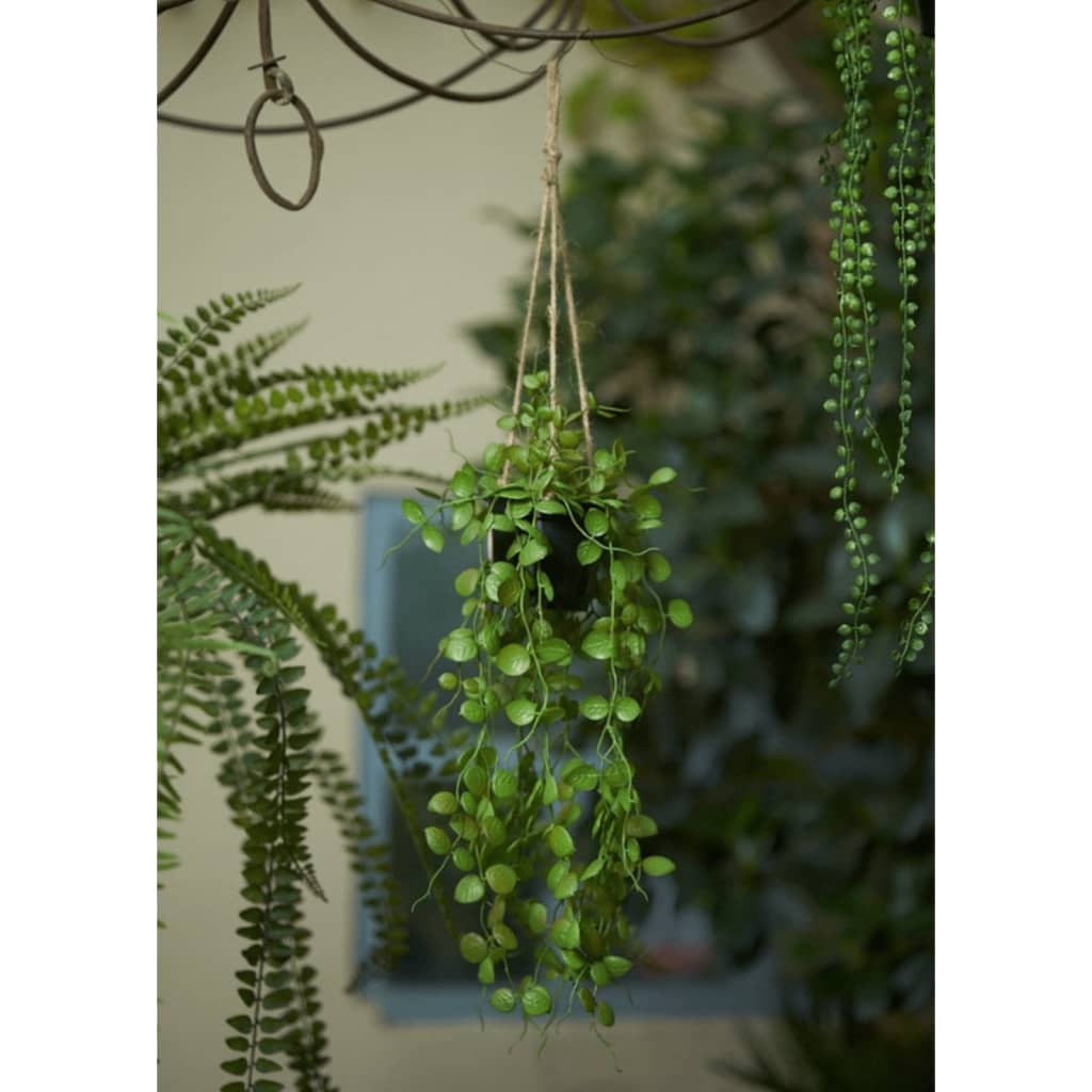 Emerald Kunstplant hangend in pot lantaarnplant 50 cm Kunstplanten | Creëer jouw Trendy Thuis | Gratis bezorgd & Retour | Trendy.nl