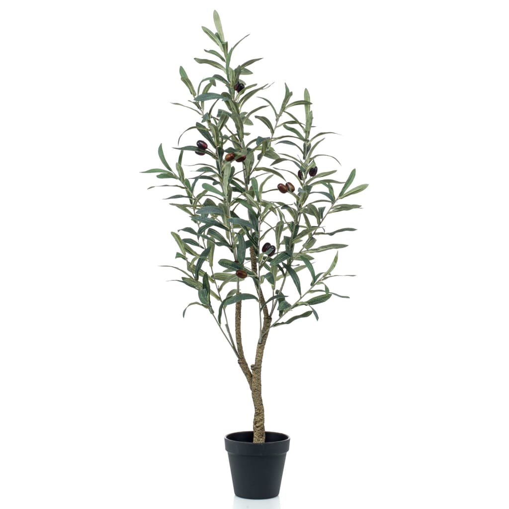 Emerald Kunstplant in kunststof pot olijfboom 90 cm Kunstplanten | Creëer jouw Trendy Thuis | Gratis bezorgd & Retour | Trendy.nl