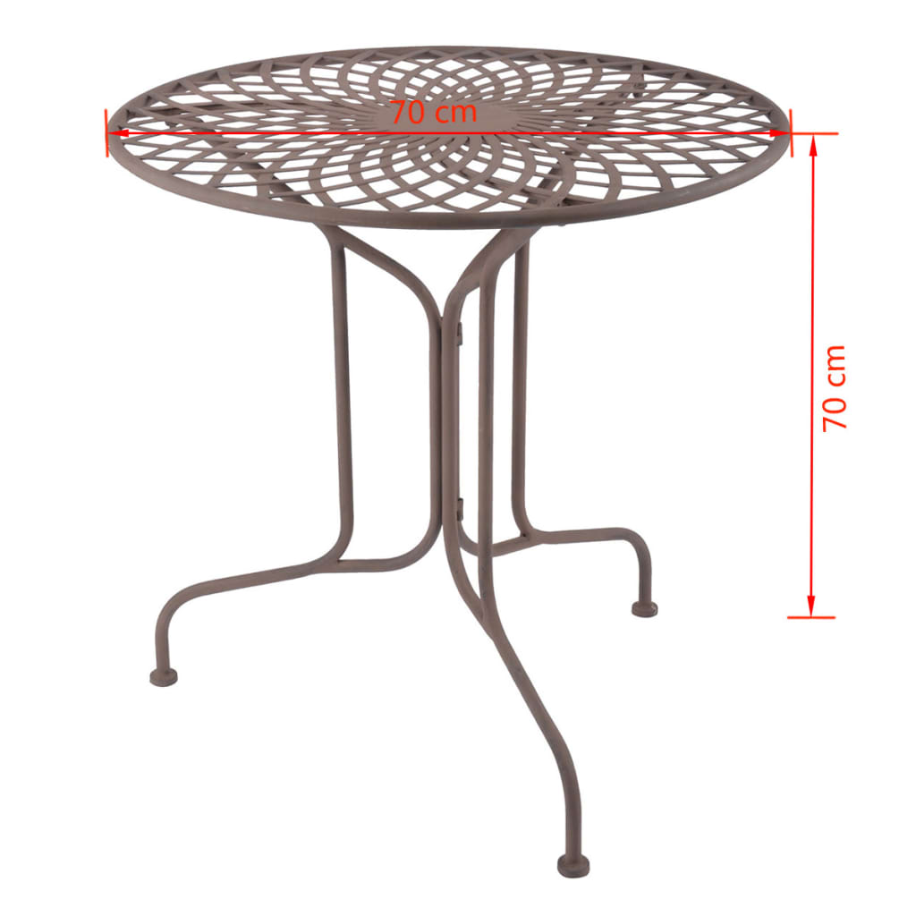 Esschert Design Tafel oud-Engelse stijl metaal MF007 Tuintafels | Creëer jouw Trendy Thuis | Gratis bezorgd & Retour | Trendy.nl