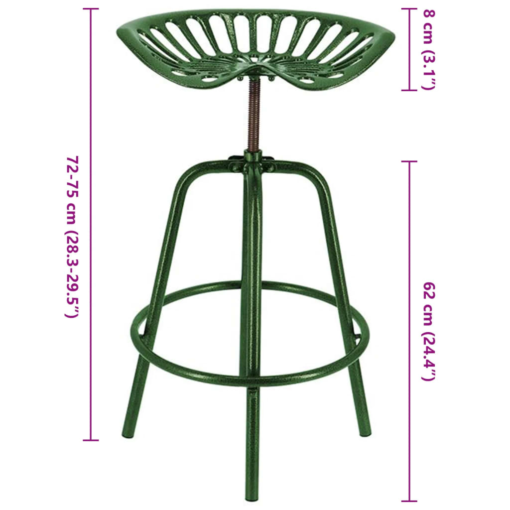 Esschert Design Barstoel Tractor groen Barkrukken | Creëer jouw Trendy Thuis | Gratis bezorgd & Retour | Trendy.nl