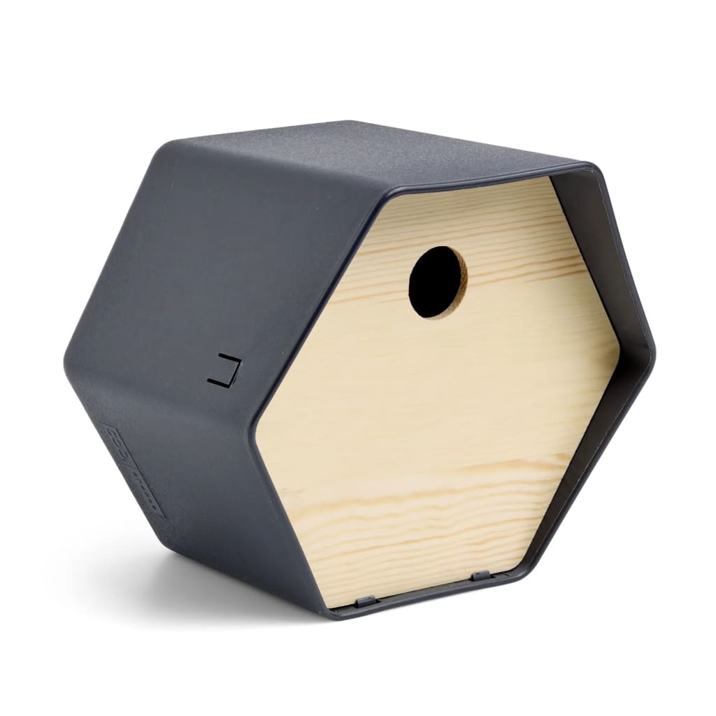 Capi Vogelhuisje Hive 1 rond gat 19x23x20 cm antracietkleurig Vogelhuizen | Creëer jouw Trendy Thuis | Gratis bezorgd & Retour | Trendy.nl