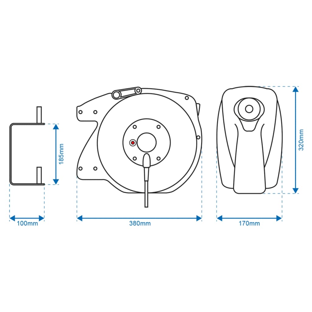 ProPlus automatisch kabel systeem 15 m Accessoires voor verlengsnoeren | Creëer jouw Trendy Thuis | Gratis bezorgd & Retour | Trendy.nl