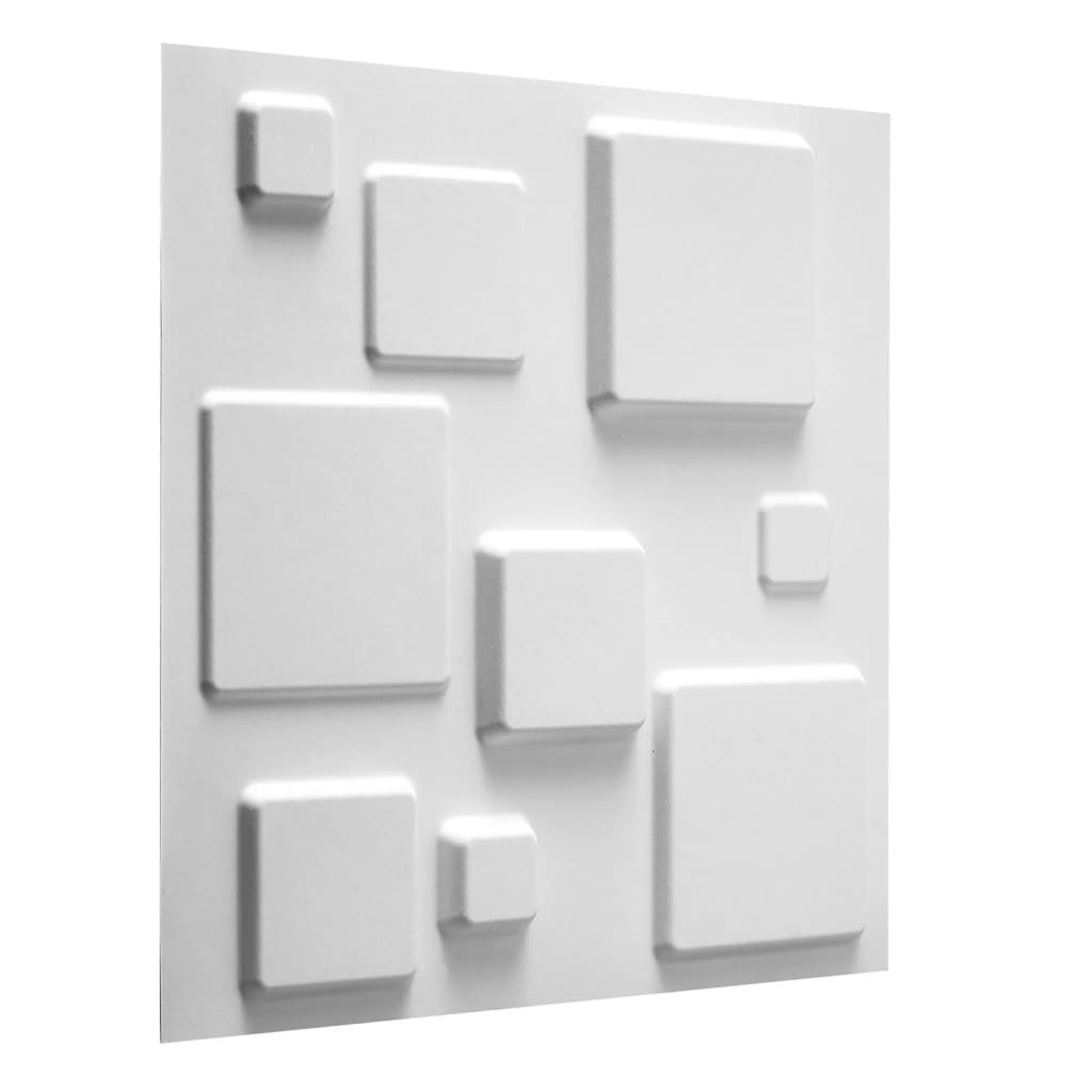 WallArt 12 st Wandpanelen 3D GA-WA09 Squares Wandpanelen | Creëer jouw Trendy Thuis | Gratis bezorgd & Retour | Trendy.nl