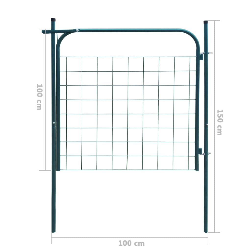 Tuinpoort 100x100 cm groen Poorten | Creëer jouw Trendy Thuis | Gratis bezorgd & Retour | Trendy.nl