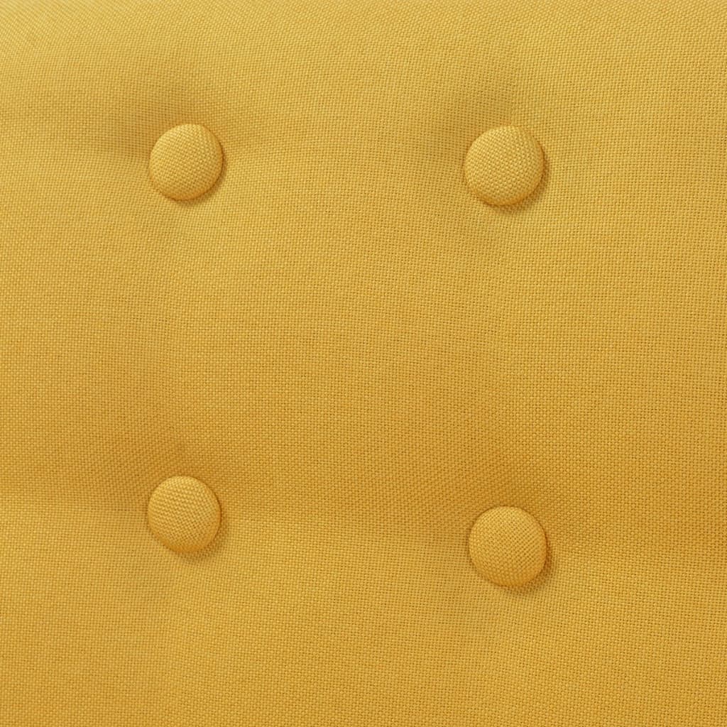 Fauteuil stof geel