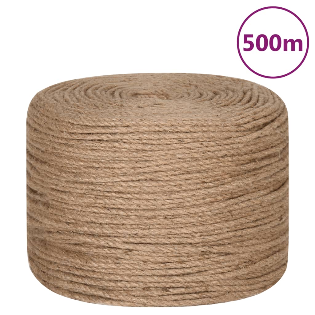 Touw 100% jute 8 mm 500 m Touw | Creëer jouw Trendy Thuis | Gratis bezorgd & Retour | Trendy.nl