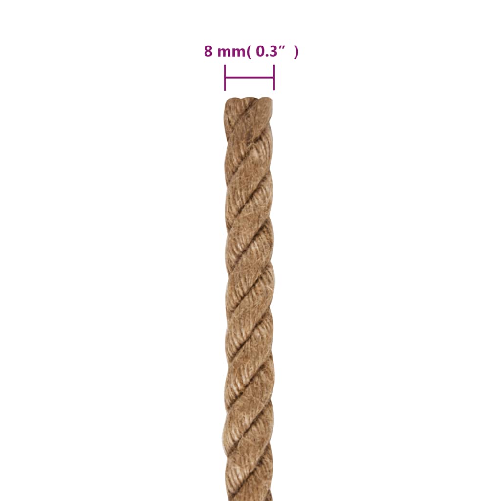 Touw 100% jute 8 mm 500 m Touw | Creëer jouw Trendy Thuis | Gratis bezorgd & Retour | Trendy.nl