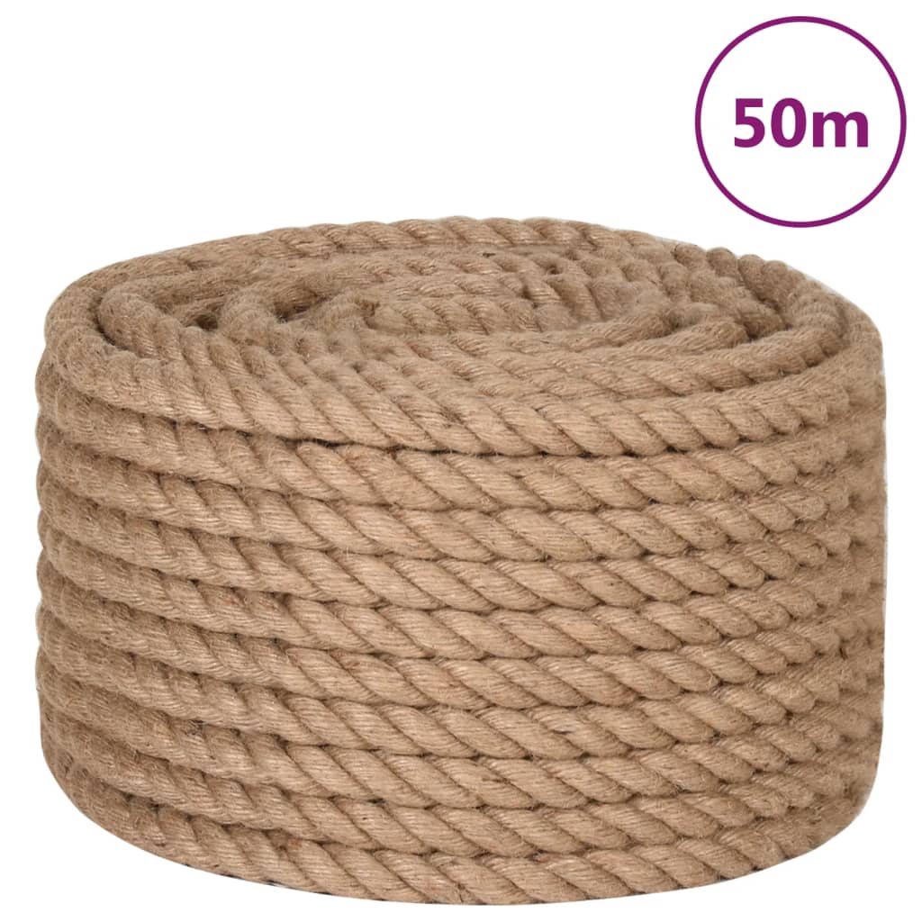 Touw 100% jute 20 mm 50 m Touw | Creëer jouw Trendy Thuis | Gratis bezorgd & Retour | Trendy.nl