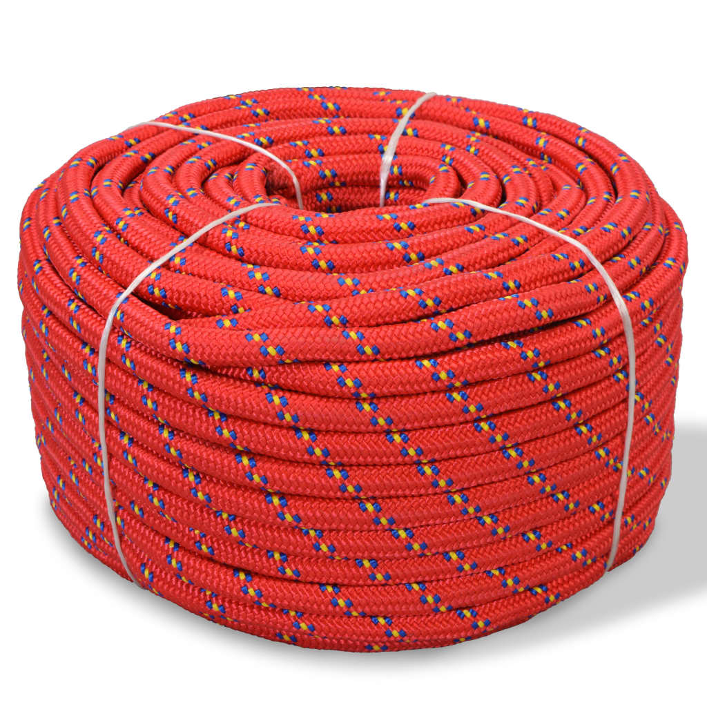 Boot touw 6 mm 100 m polypropyleen rood Touw | Creëer jouw Trendy Thuis | Gratis bezorgd & Retour | Trendy.nl