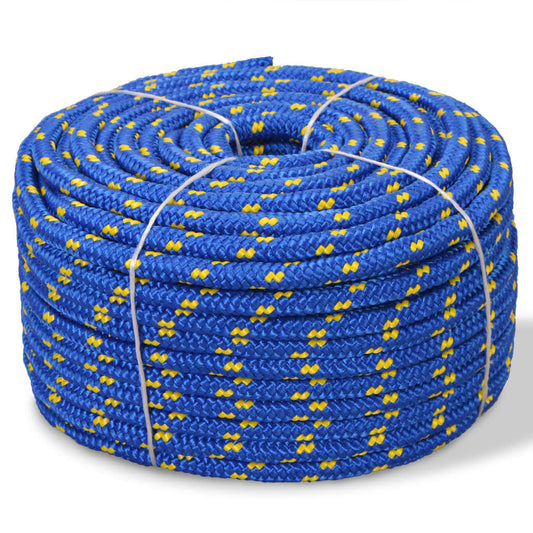 Boot touw 6 mm 100 m polypropyleen blauw Touw | Creëer jouw Trendy Thuis | Gratis bezorgd & Retour | Trendy.nl