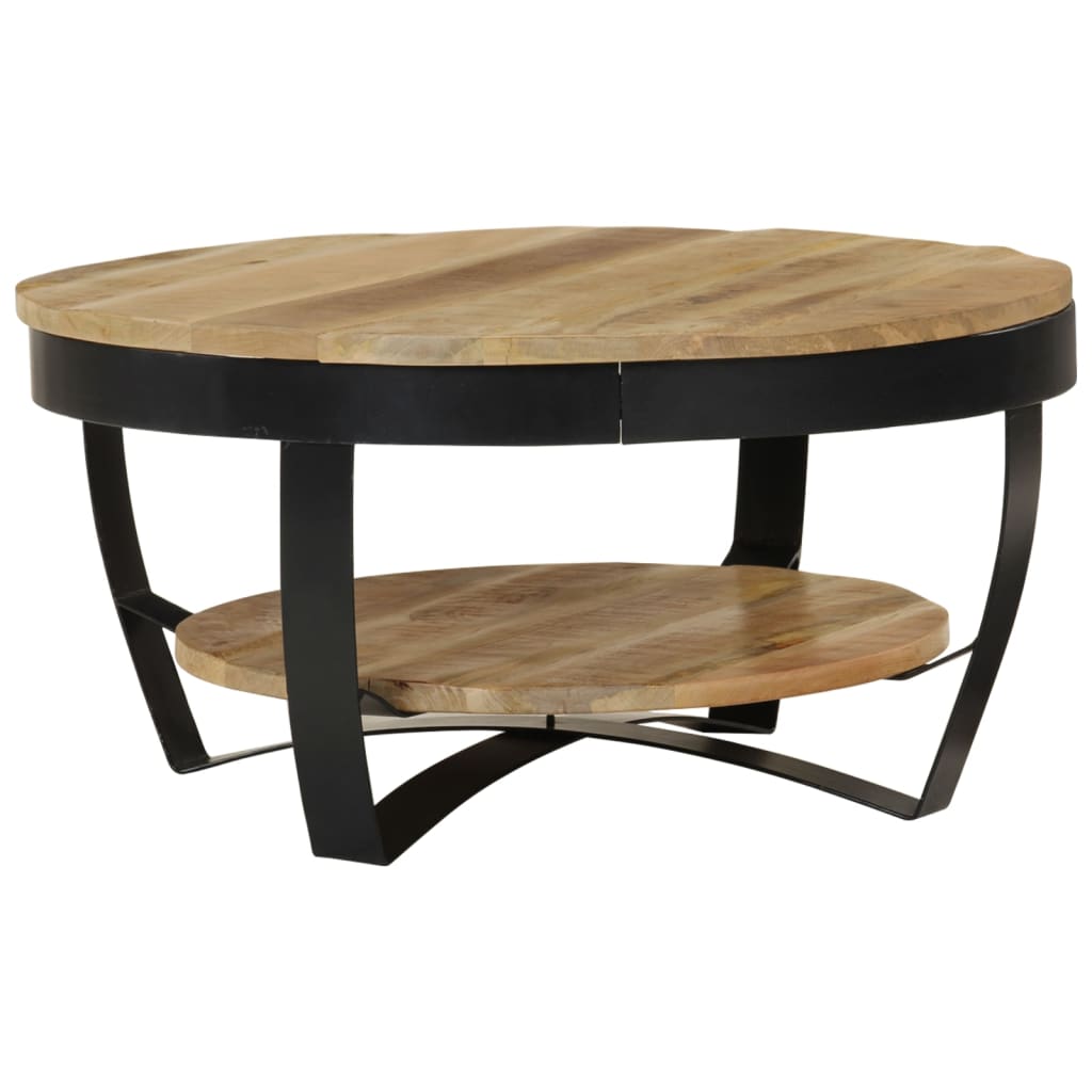 Salontafel 65x32 cm massief ruw mangohout Salontafels | Creëer jouw Trendy Thuis | Gratis bezorgd & Retour | Trendy.nl