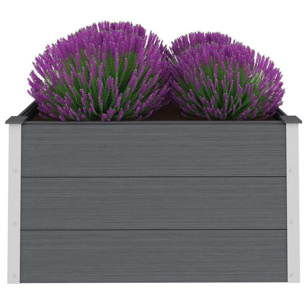 Plantenbak verhoogd 100x100x54 cm HKC grijs Bloempotten & plantenbakken | Creëer jouw Trendy Thuis | Gratis bezorgd & Retour | Trendy.nl