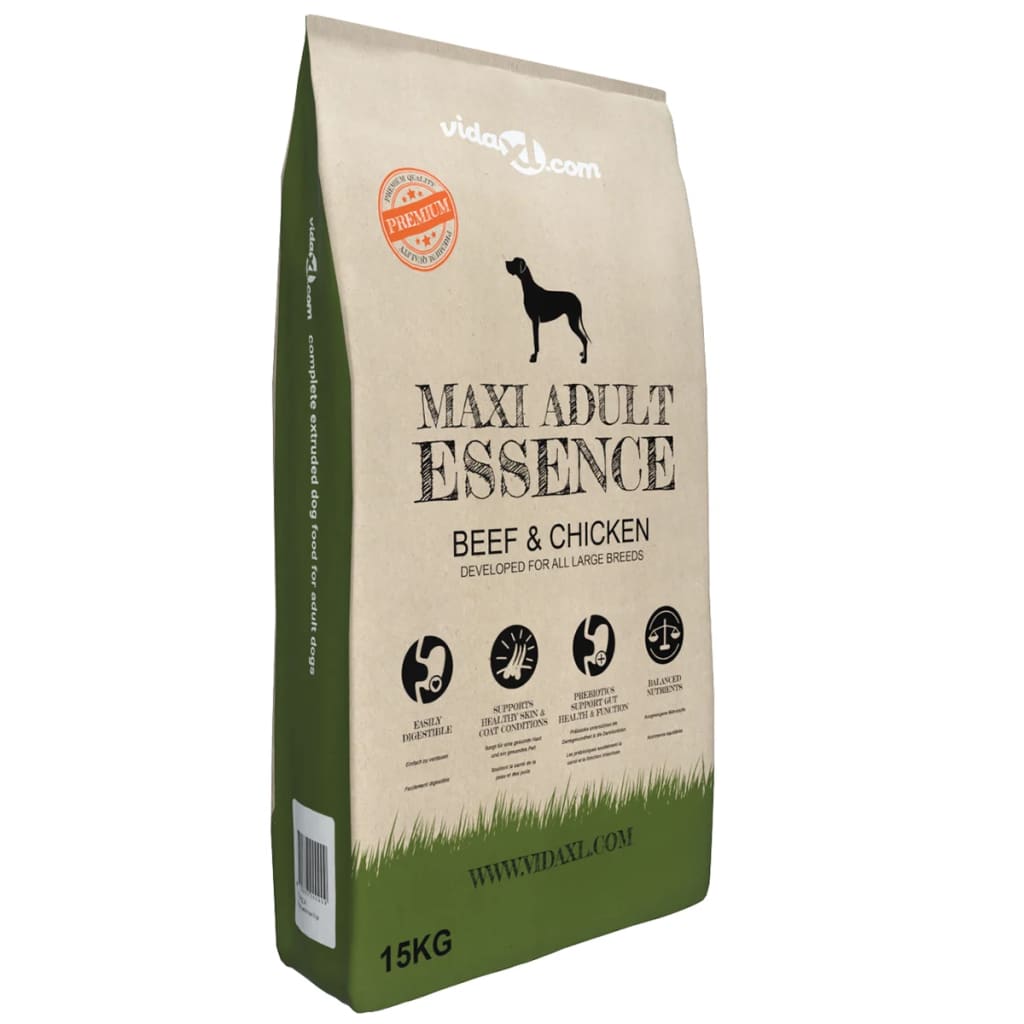 Premium hondenvoer droog Maxi Adult Essence Beef & Chicken 15kg Hondenvoer | Creëer jouw Trendy Thuis | Gratis bezorgd & Retour | Trendy.nl