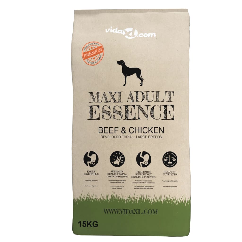 Premium hondenvoer droog Maxi Adult Essence Beef & Chicken 15kg Hondenvoer | Creëer jouw Trendy Thuis | Gratis bezorgd & Retour | Trendy.nl