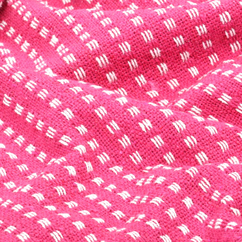 Plaid vierkantjes 160x210 cm katoen roze Dekens | Creëer jouw Trendy Thuis | Gratis bezorgd & Retour | Trendy.nl