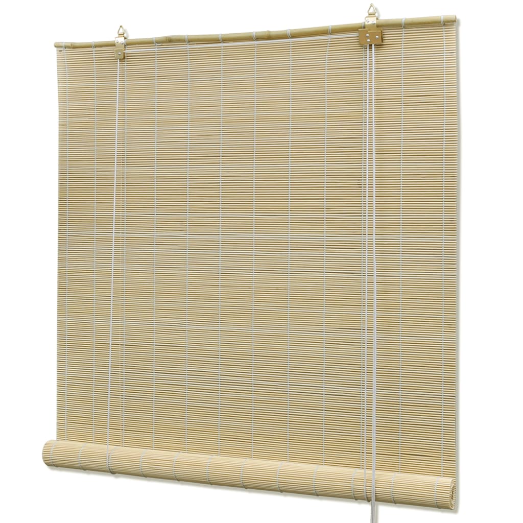 Rolgordijn 100x220 cm bamboe naturel Jaloezieën & rolgordijnen | Creëer jouw Trendy Thuis | Gratis bezorgd & Retour | Trendy.nl