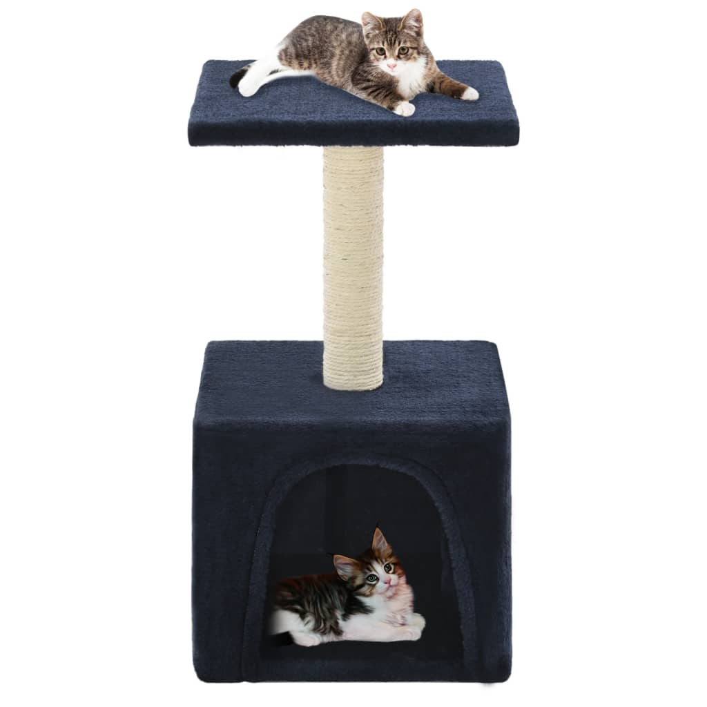 Kattenkrabpaal met sisal krabpaal 55 cm donkerblauw Kattenmeubels | Creëer jouw Trendy Thuis | Gratis bezorgd & Retour | Trendy.nl