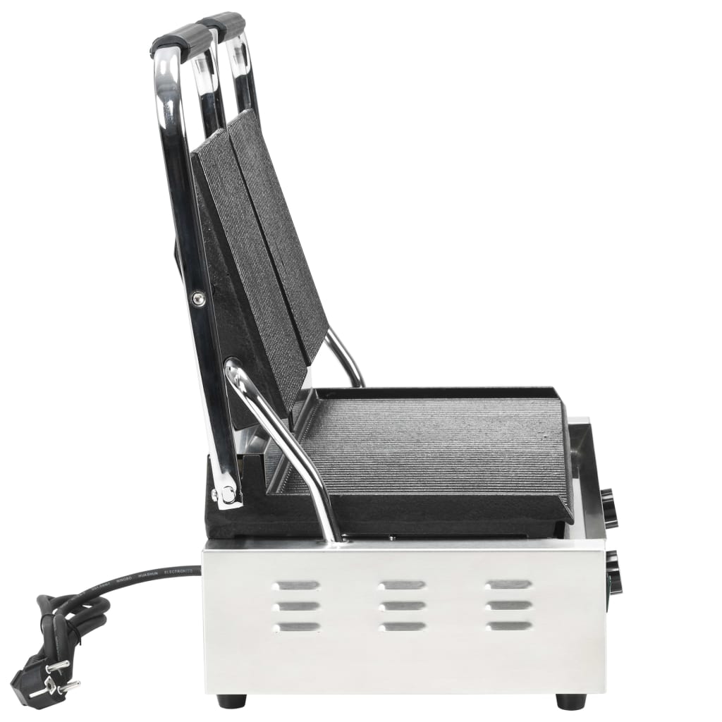 Panini grill dubbel gegroefd 3600 W 57x30,5x20 cm