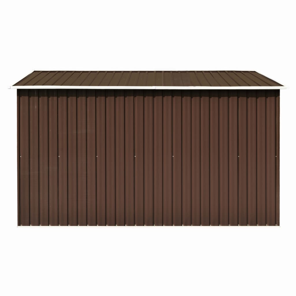 Tuinschuur 257x298x178 cm metaal bruin Tuinhuizen | Creëer jouw Trendy Thuis | Gratis bezorgd & Retour | Trendy.nl