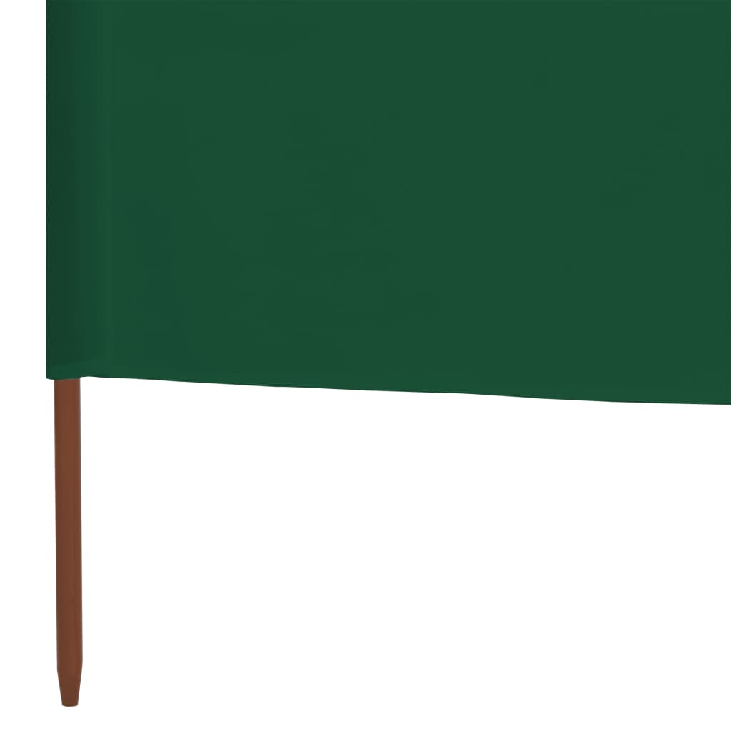 Windscherm 3-panelen 400x120 cm stof groen Parasols en zonneschermen | Creëer jouw Trendy Thuis | Gratis bezorgd & Retour | Trendy.nl